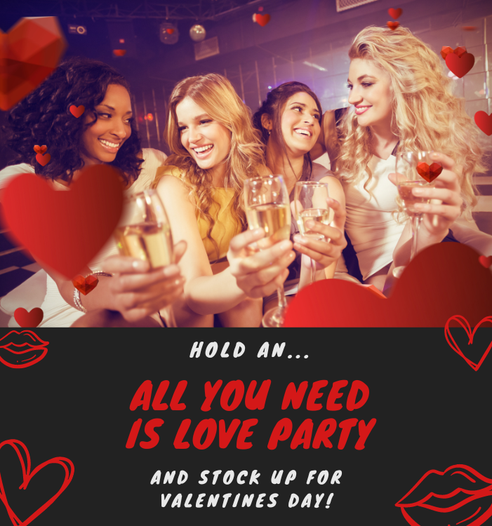Book a party for Valentine