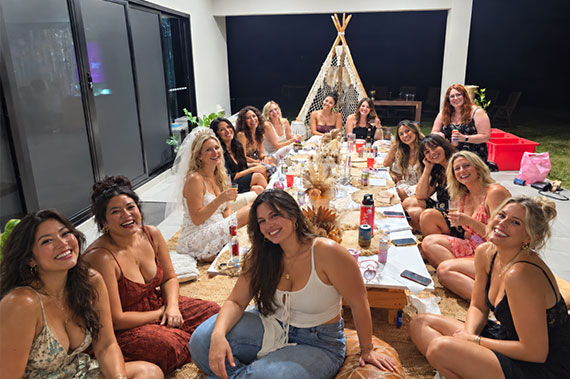 Sydney hens party with April Nites